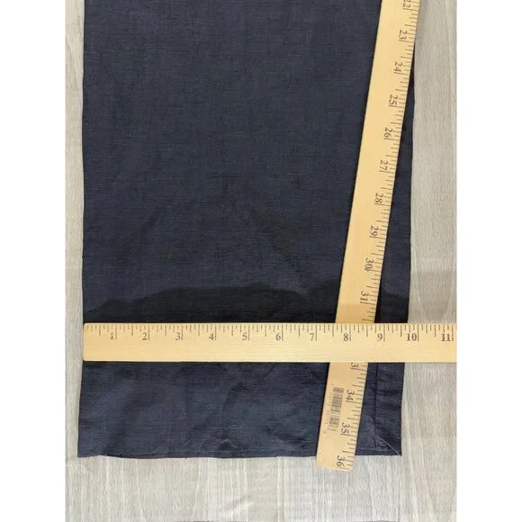 Outlier Injected Linen Pants size 34 color navy NEW made in Portugal